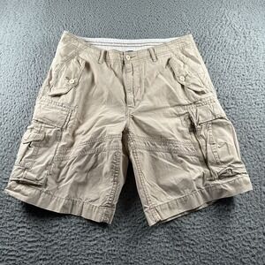 Polo Ralph Lauren Mil Surplus Cargo Shorts Mens 32 Beige Utility Multi Pocket